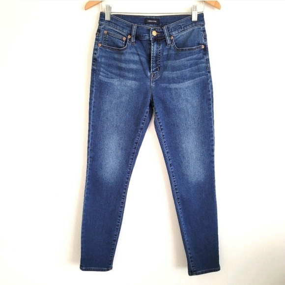 J. Crew 9" high-rise toothpick jeans size 27 - Picture 1 of 10